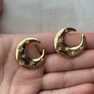 gold plated earrings